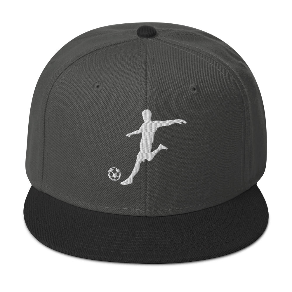 Soccer Kick Snapback Hat