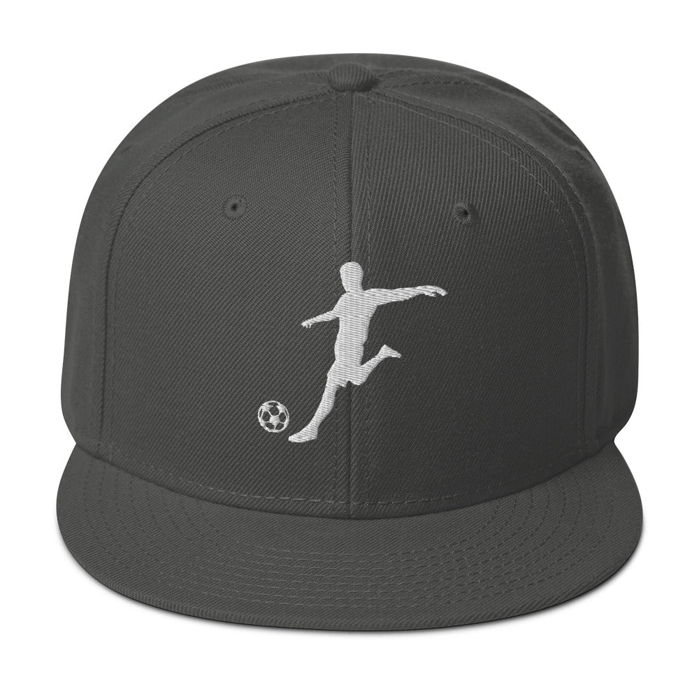 Soccer Kick Snapback Hat