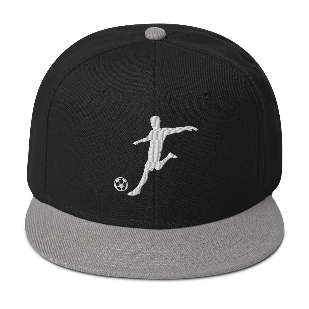 Soccer Kick Snapback Hat