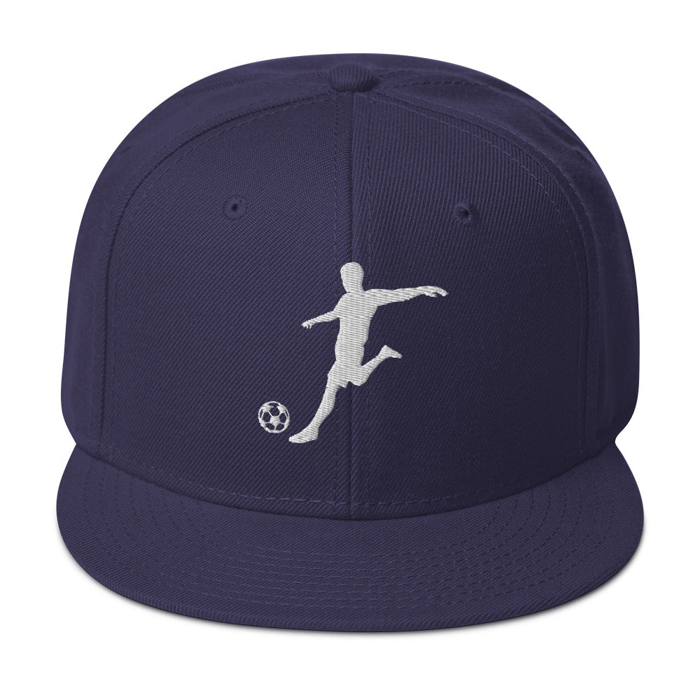 Soccer Kick Snapback Hat